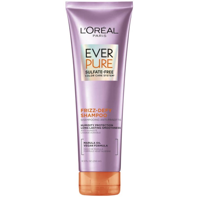 Shampoo Anti Frizz Para Cabello Teñido 250 ml L Oreal Paris Ever Pure