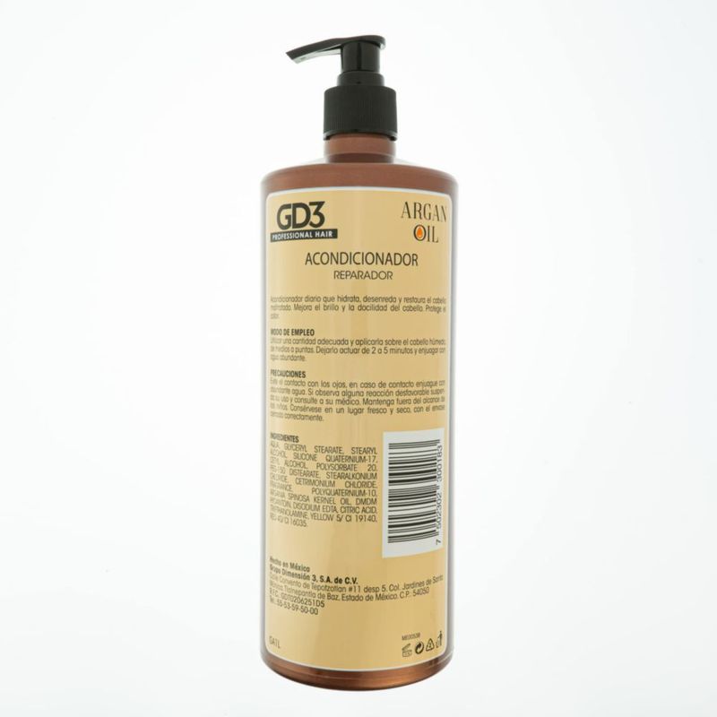 Acondicionador Reparador 1 Litro GD3 Aceite de Argán