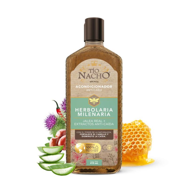 Shampoo Fortalecedor Jalea Real TÍO NACHO 415ml