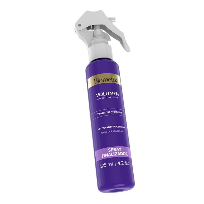 Spray Volumen Biometik 125 ml Anti Polución Libre de Parabenos
