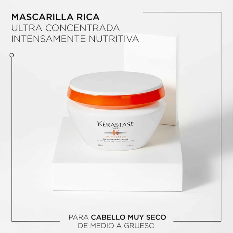 Mascarilla Cabello Seco KÉRASTASE Masquintense Riche 200ml