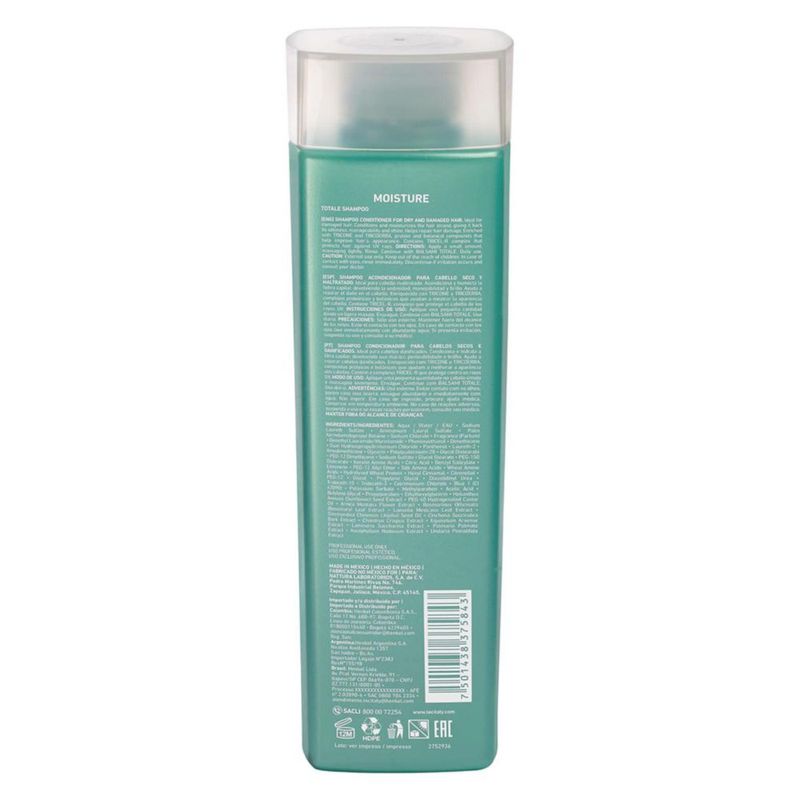 Shampoo Hidratación Intensiva Tec Italy 300 ml