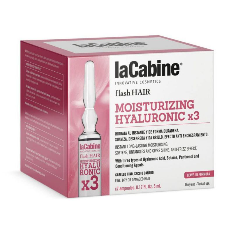 Hidratante Capilar Flash Hair Moisturizing Hyalironic X3 7x5ml