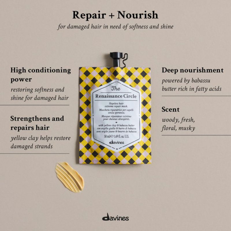 Mascarilla Capilar Reparadora Davines The Renaissance Circle 50 ml