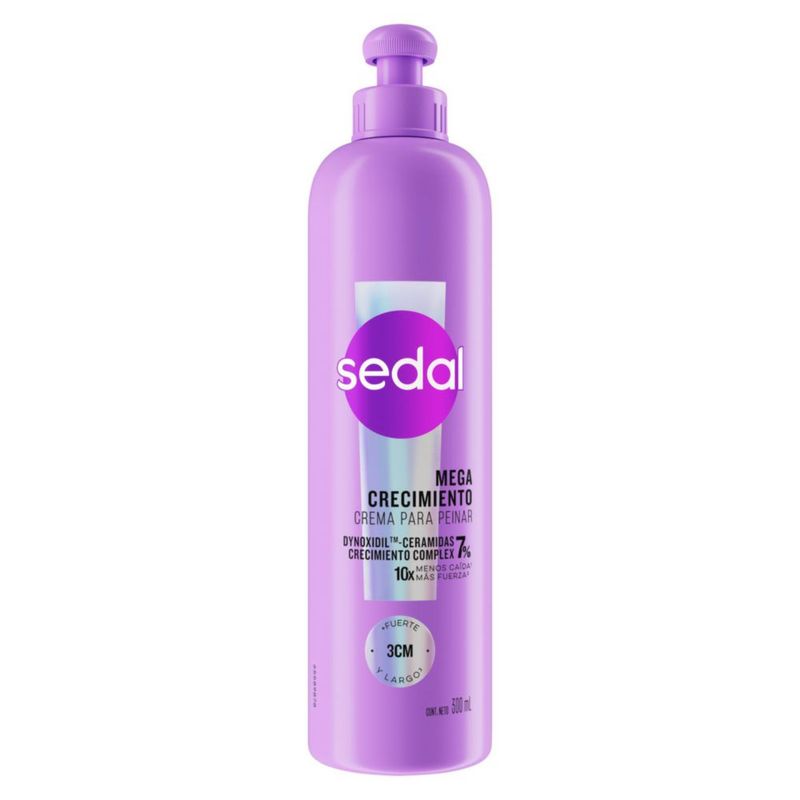 Crema para Peinar Mega Crecimiento 300ml Sedal