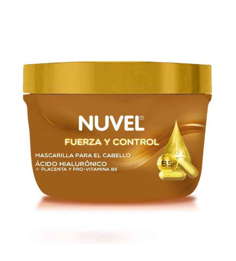 Nuvel Mascarilla Capilar Placenta Ácido Hialurónico Pro Vitamina B5