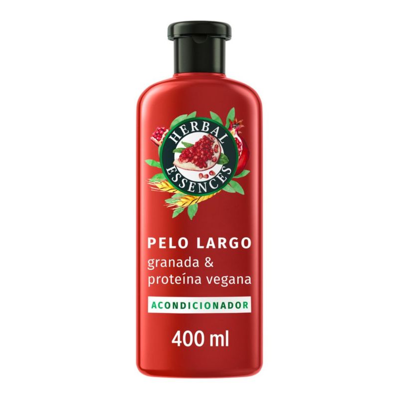 Acondicionador Herbal Essences Granada Proteína Vegana 400 ml