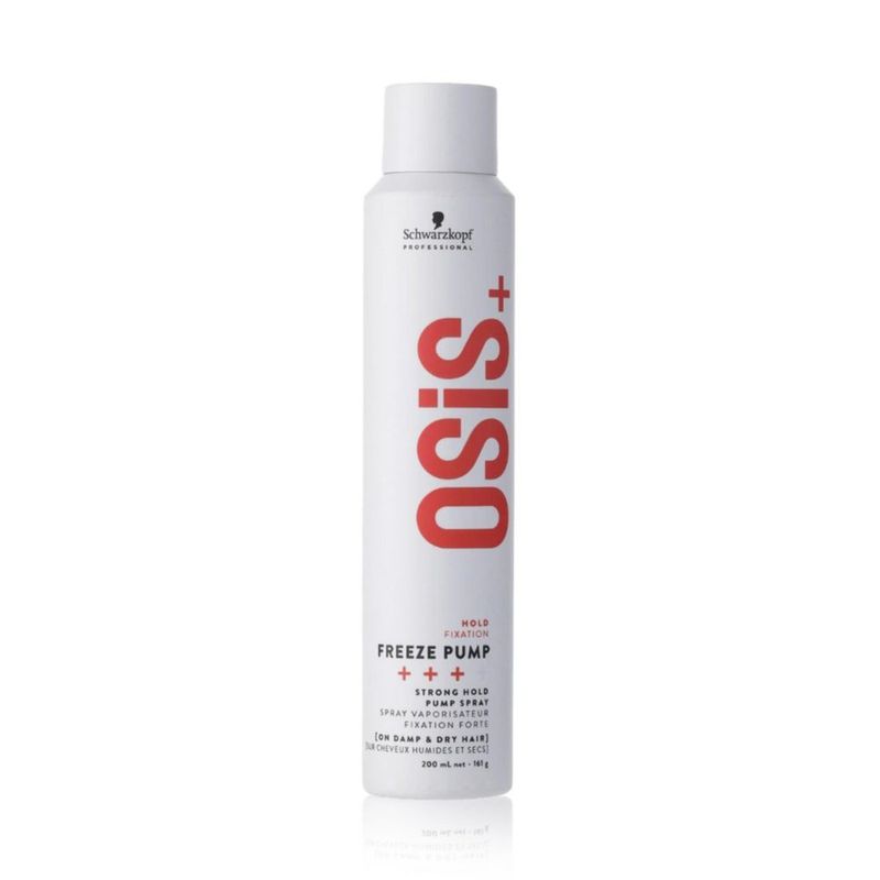 OSIS Freeze Pump Laca 200 ml No Aerosol Fijación Fuerte y Duradera