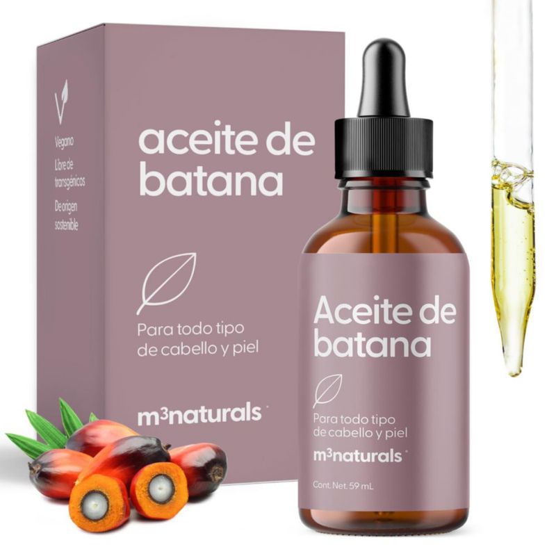 Aceite de Batana M3 Naturals 59 ml Puro Natural para Cabello y Piel