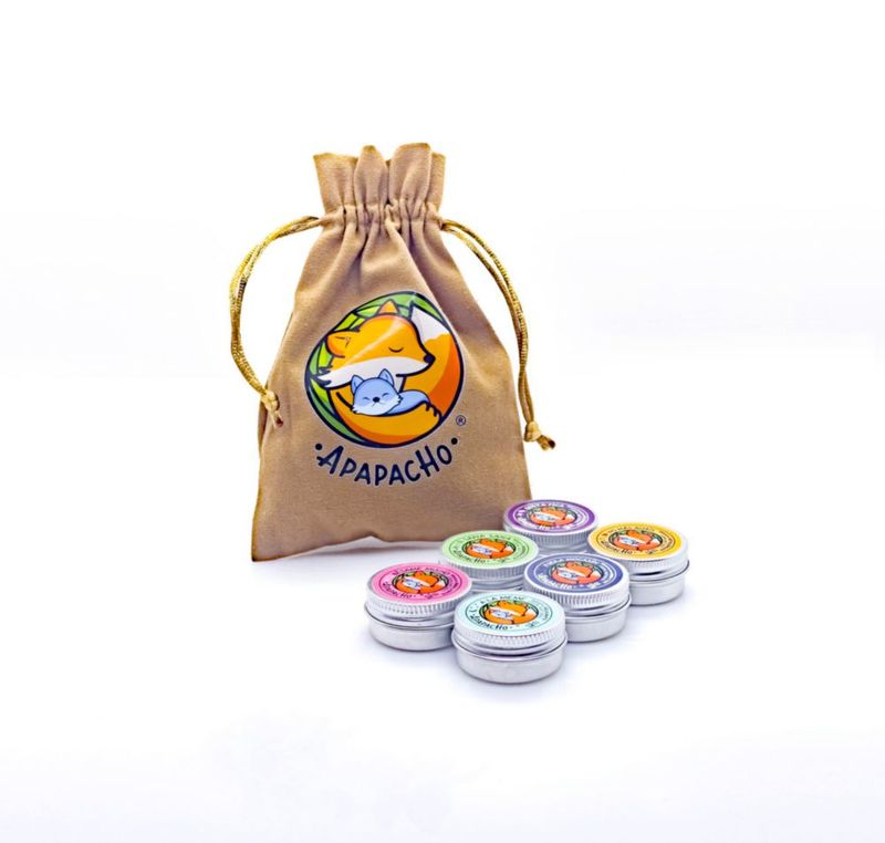 Apapacho Bálsamos Costalito 6 mini bálsamos 10gr c u Apapacho Care