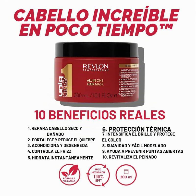 REVLON PROFESSIONAL UNIQONE Supermask 300ml Mascarilla para Cabello