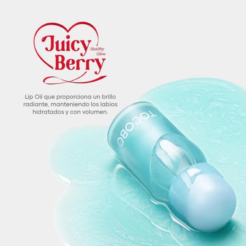 Bálsamo Labial Tocobo Juicy Berry Plumping Lip Oil Glam Max 00 Frozen