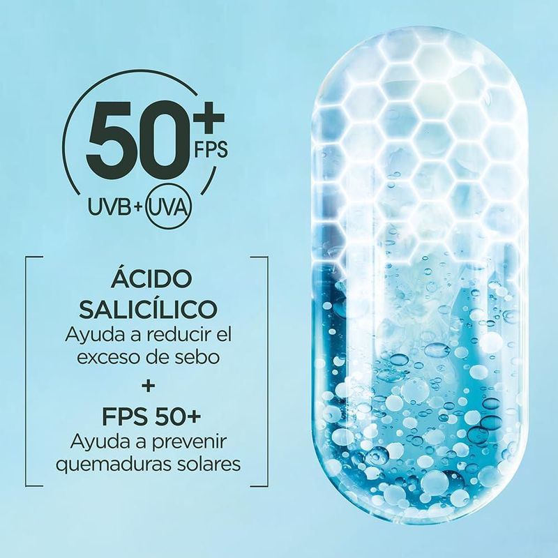 Garnier Super UV Protector Solar Facial Anti Imperfecciones FPS 50
