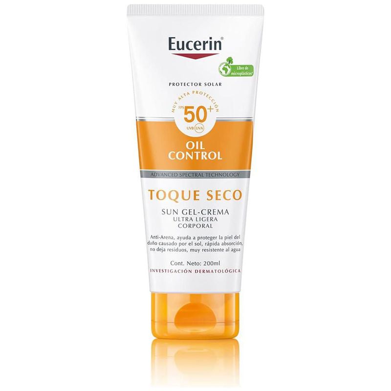 EUCERIN Sun Toque Seco FPS 50 200ml Bloqueador Solar Corporal