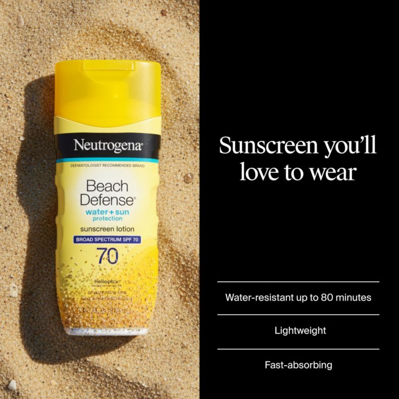 Neutrogena Bloqueador Solar SPF 70 198ml Resistente al Agua Loción