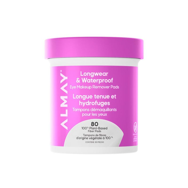Almay Pads Desmaquillantes Ojos Biodegradables 80 Piezas