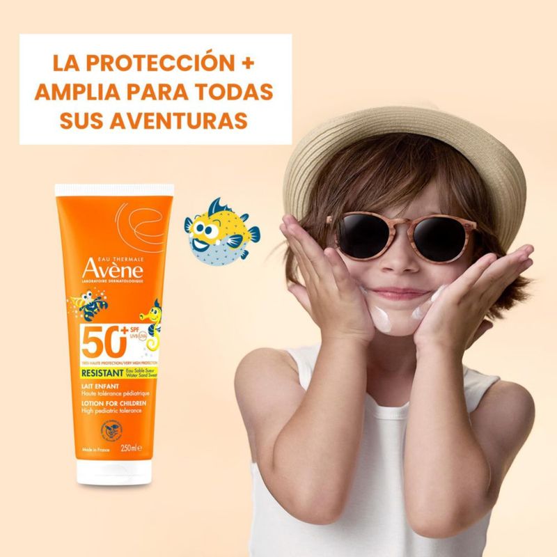 Avene Protector Solar Niños FPS50 Resistente al Agua Piel Sensible