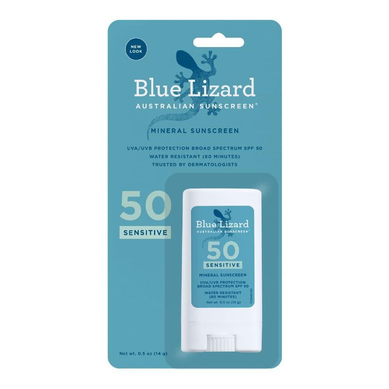 Protector Solar Blue Lizard Barra SPF 50 14g Piel Sensible
