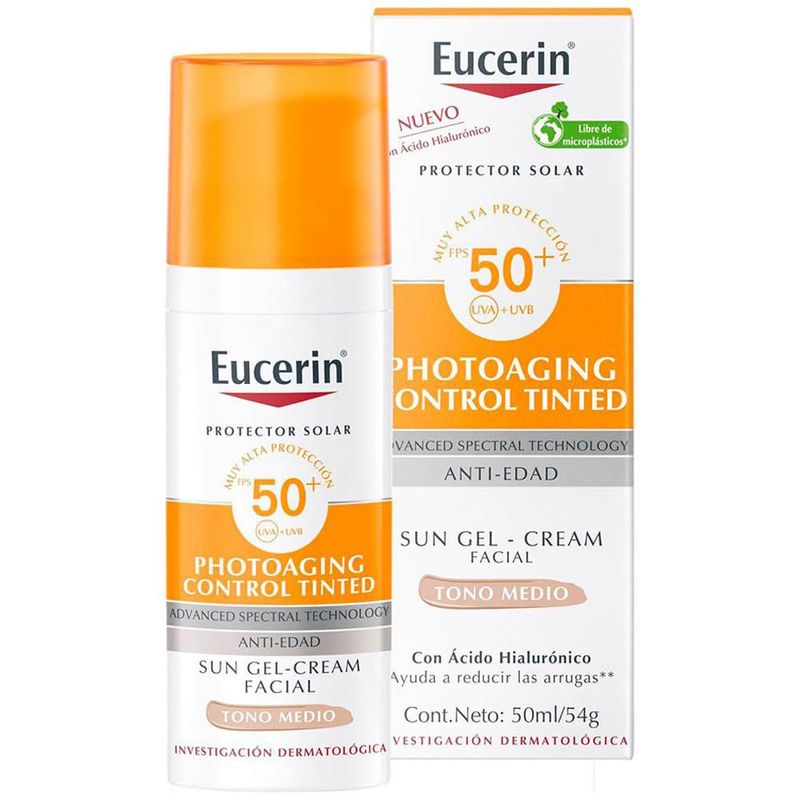 Eucerin Protector Solar Facial FPS 50 Tono Medio 50ml