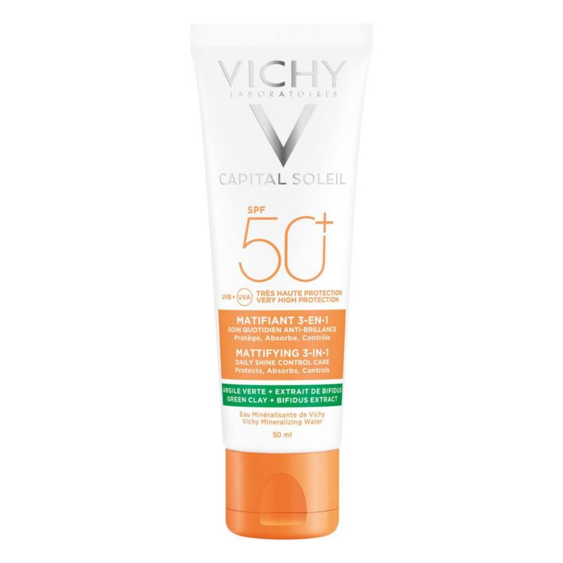 Vichy Protector Solar Anti brillo Capital Soleil Matificante FPS 50