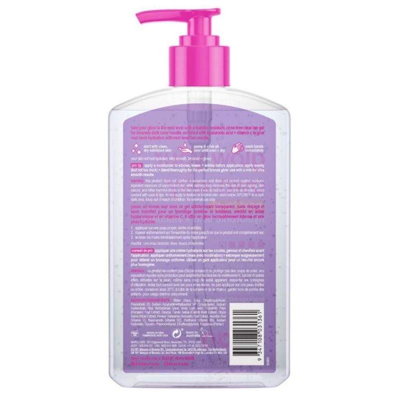 B Tan Glow Your Own Way Next Level Self Tan Gel For Women 16 oz Gel