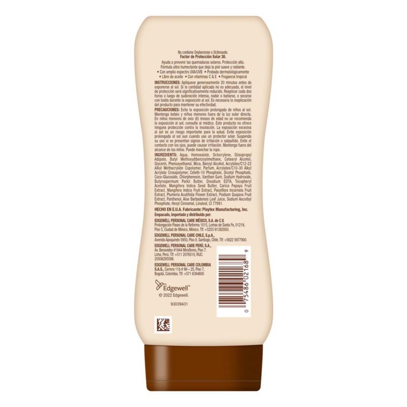 Hawaiian Tropic Sheer Protector Solar 30 FPS Loción 240ml