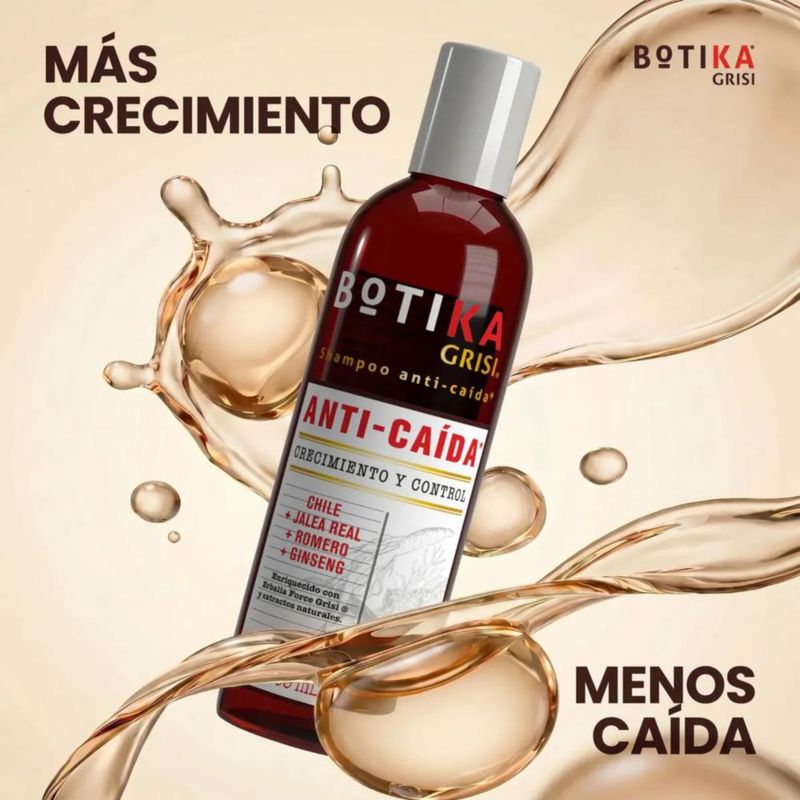 Botika Grisi Shampoo Anticaída 480ml Hipoalergénico