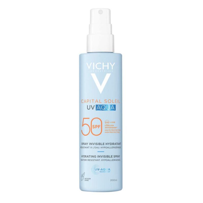 Vichy Capital Soleil UV Aqua Spray Corporal Invisible Dermatológico