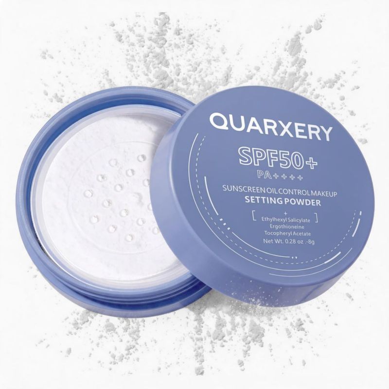 QUARXERY Polvo Protector Solar SPP 50 PA Control Grasa 8 Horas
