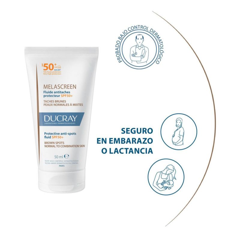 DUCRAY Melascreen Fluido FPS 50 Antimanchas Piel Normal a Mixta 50ml