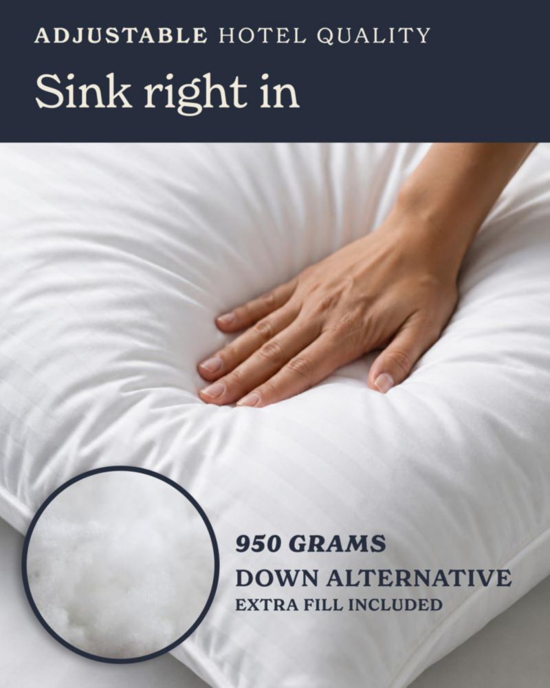 Almohada Ajustable Queen de Beckham Hotel Collection