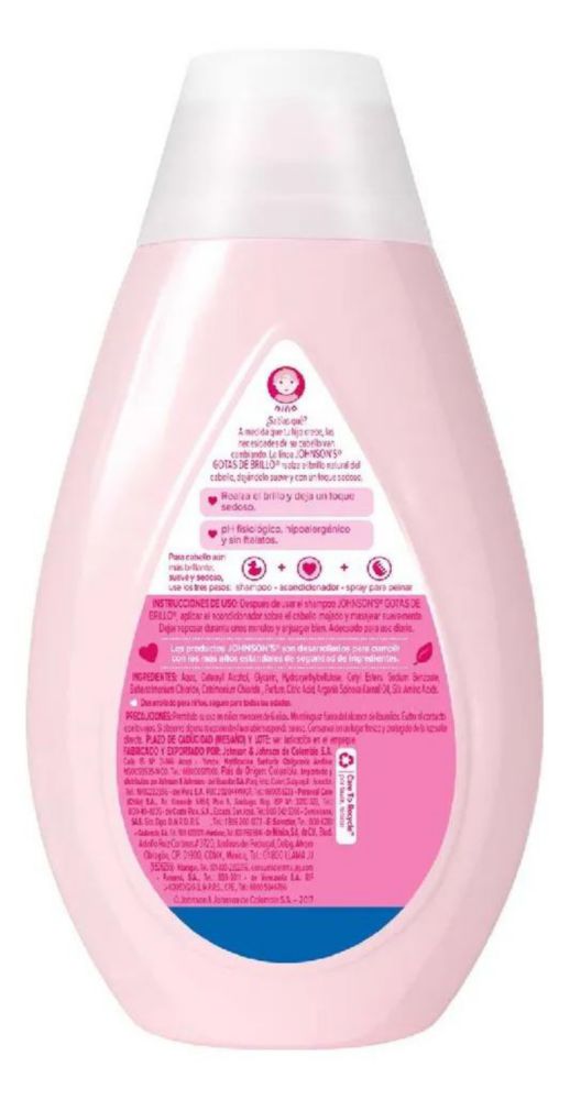 Acondicionador Johnson s Baby 400ml Hipoalergénico Dermatológicamente