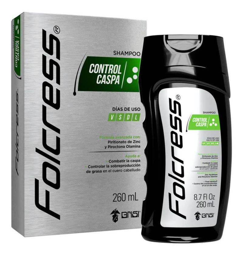 Folcress Shampoo Control Caspa Grisi 260ml