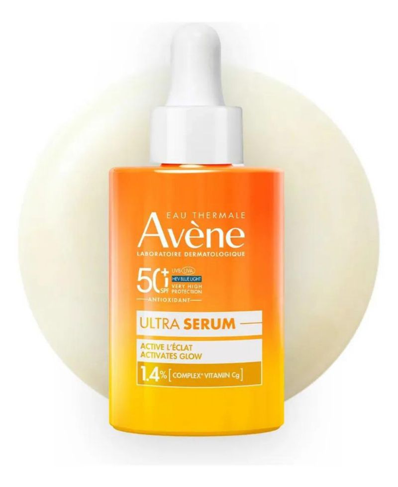 Protector Solar Av ne Ultra Serum FPS50 Glow Complejo Vitamina Cg