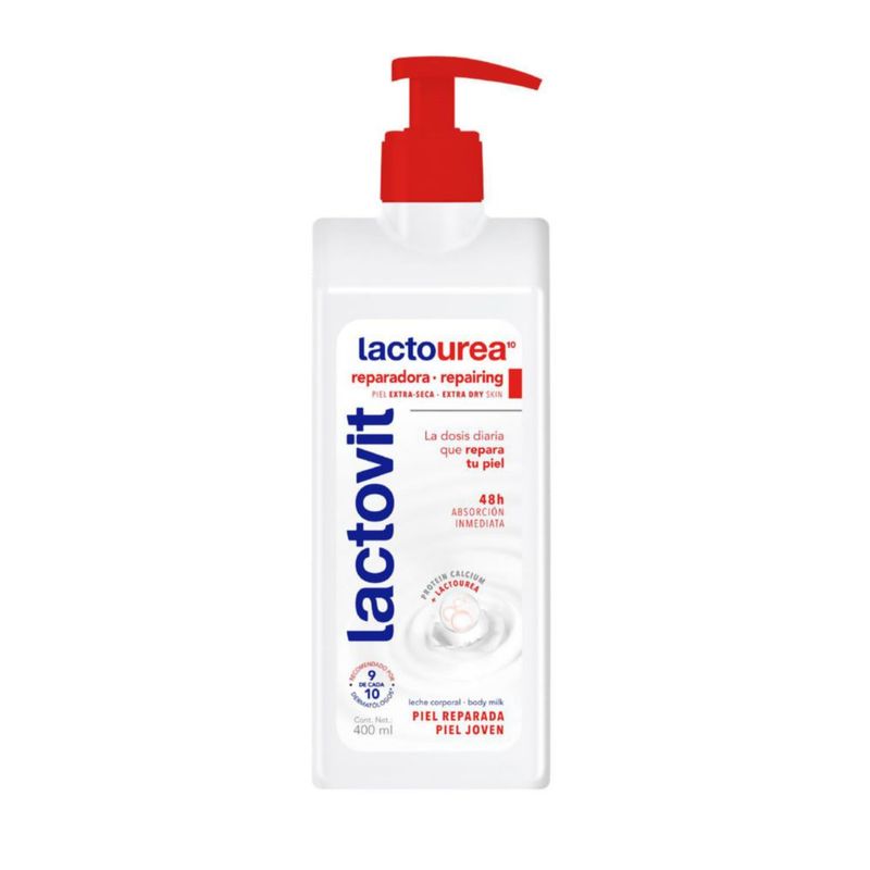Lactovit Crema Corporal Lactourea 400ml Hidratante y Reparadora