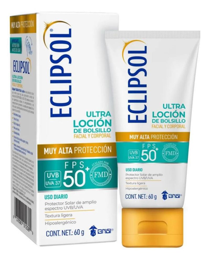 Eclipsol Ultra Loción Facial y Corporal FPS 50 Hipoalergénica UVB UVA