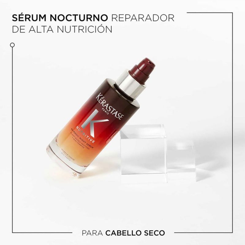 Sérum Nocturno KÉRASTASE 90ml Protegente y Nutritivo para Cabello Seco