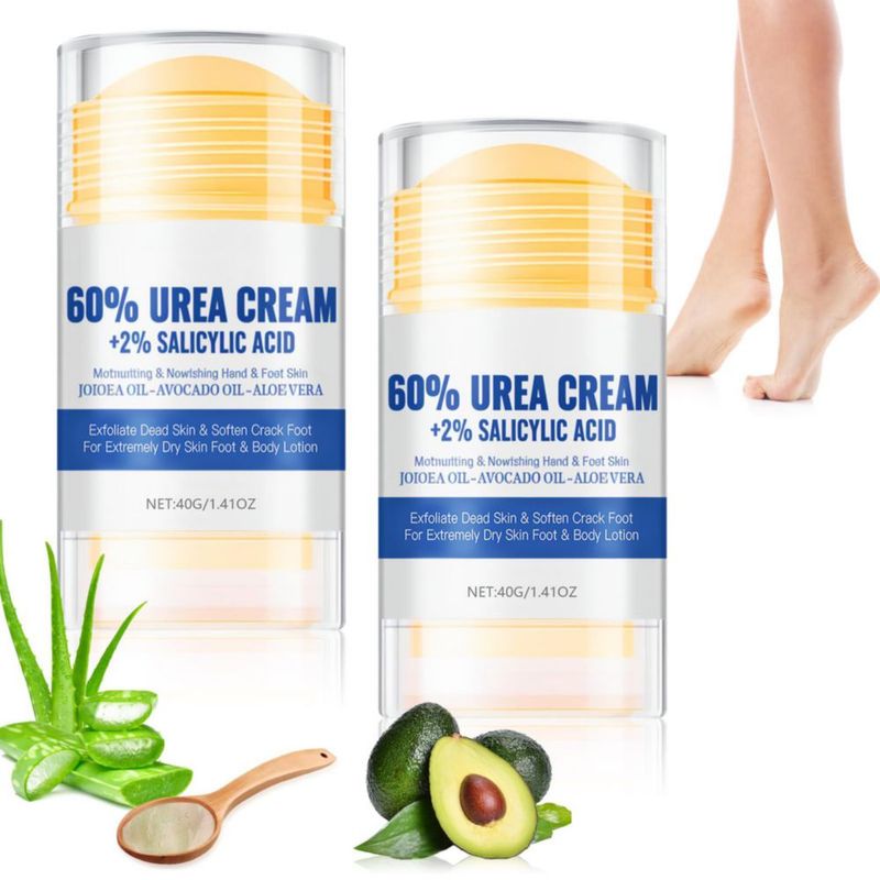 Crema para Pies RUIAO 2PCS Urea 60 Exfoliante Hidratante