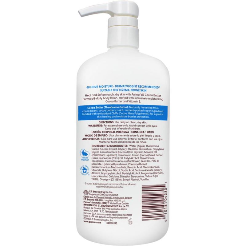 Loción Corporal Palmer s Cocoa Butter Formula 1 Litro Humectante