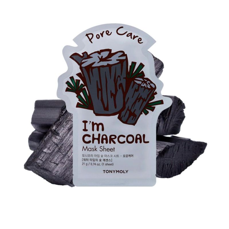 TONYMOLY I m Real Charcoal Pore Care Mask Sheet 1 Unidad