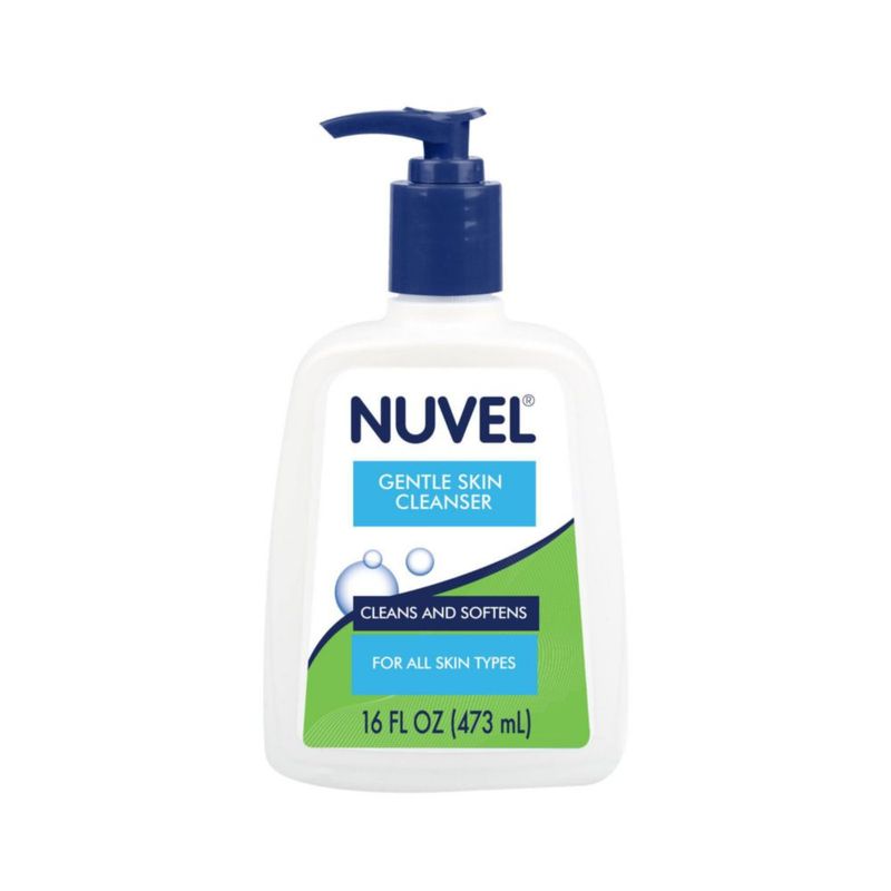 Gel Limpiador Facial Nuvel 473 ml Exfoliante Suave para Todo Tipo de