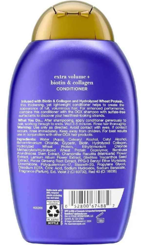 Acondicionador OGX Biotin Collagen 385 mL