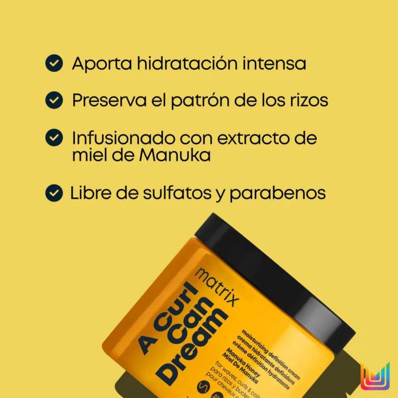 Matrix Crema Para Rizos A Curl Can Dream 500ml