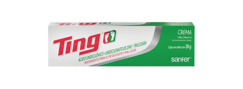 Ting Tratamiento Pie de Atleta Crema 28g