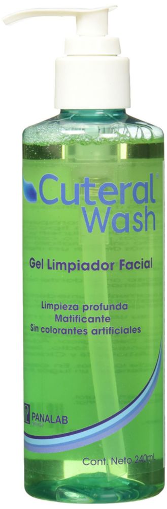 PANALAB Cuteral Wash Gel 240ml Limpiador Facial Piel con Acné
