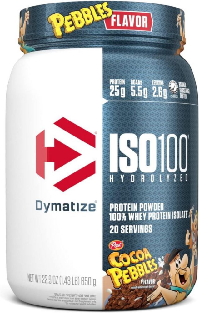 Dymatize ISO100 Proteína Aislada Hidrolizada Sabor Coco 25g porción