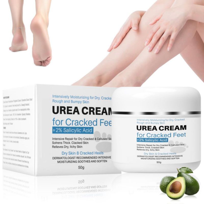 RUIAO Crema Hidratante para Pies 50g Urea Ácido Salicílico Alivia