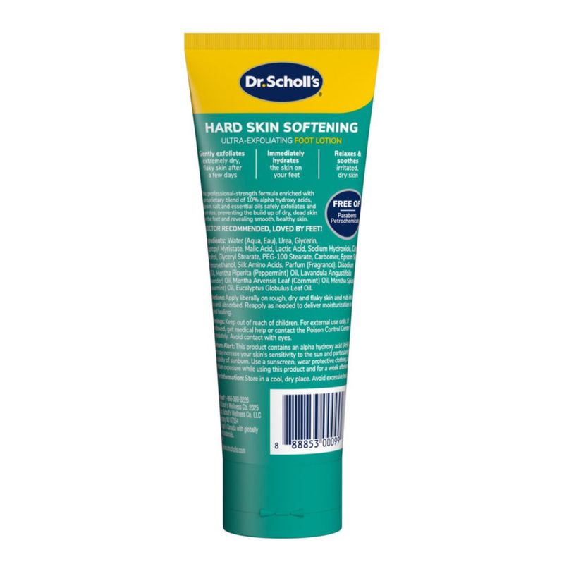 Dr Scholl s Loción para pies ultra exfoliante 3 5 fl oz