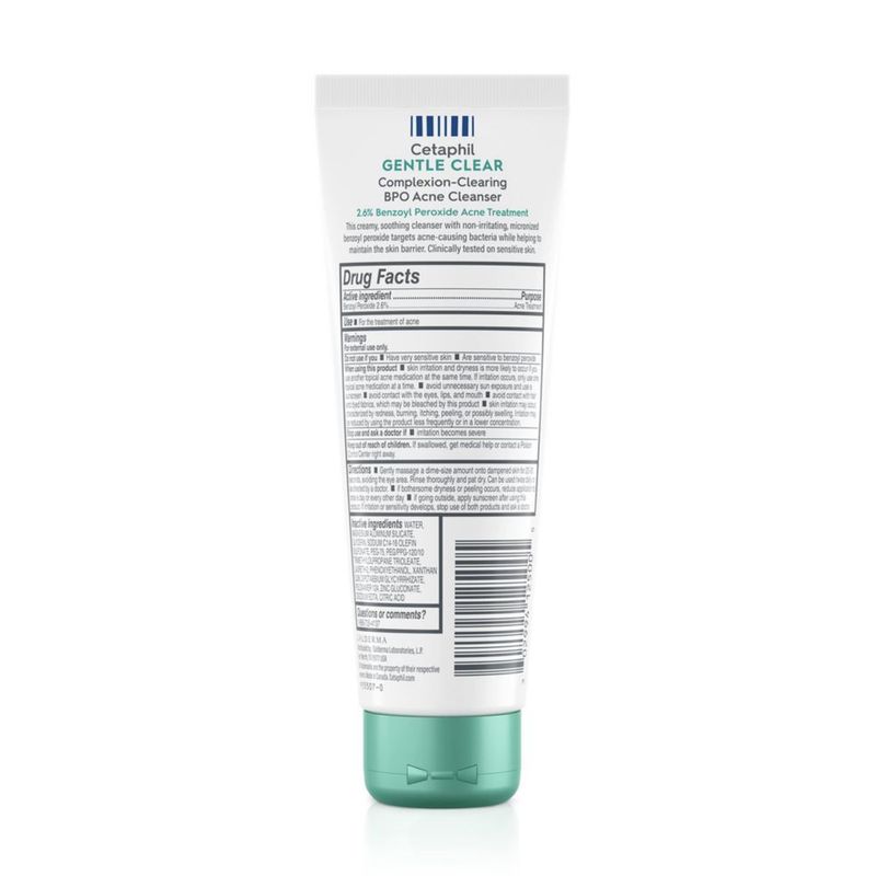 Cetaphil Gentle Clear Complexion Clearing BPO Acne Cleanser 2 6