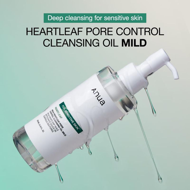 Botella ANUA Heartleaf Pore Cleansing Oil MILD 200 ML